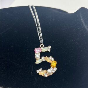 Beautiful multi jeweled necklace number 5